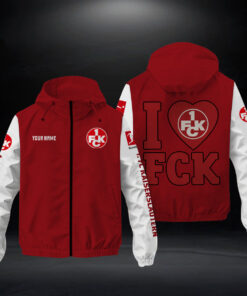 1. FC Kaiserslautern Windjacke Red I Love 1.FCK | Windbreaker