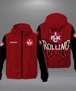 1. FC Kaiserslautern Windjacke Rolling Devils Red and Black | Windbreaker