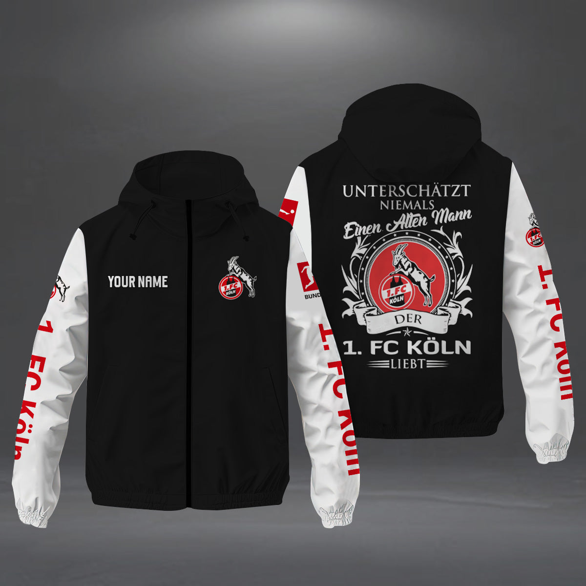 1. FC Köln Windjacke WBJ01 | Windbreaker