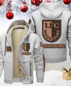 1. FC Magdeburg Gefütterte Kapuzenjacke