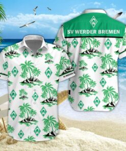 Hawaiihemd Werder Bremen – Herren Sommerhemd Style 01