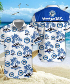 Hawaiihemd Hertha BSC – Herren Sommerhemd Style 01