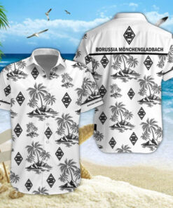 Hawaiihemd Borussia Mönchengladbach – Herren Sommerhemd V1