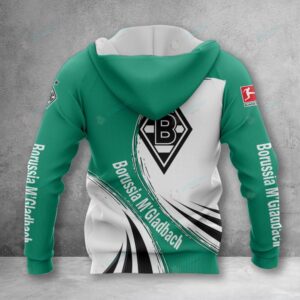 Alternative view of Borussia Mönchengladbach Hoodie Zip Herren | BMG Kapuzenjacke mit Reißverschluss VITA413