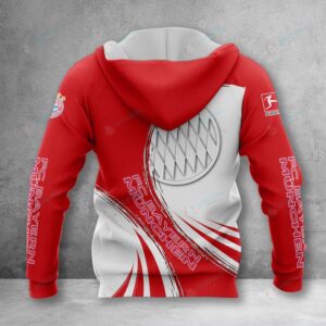 Alternative view of Bayern München Hoodie Zip Herren | FCB Kapuzenjacke mit Reißverschluss VITA416