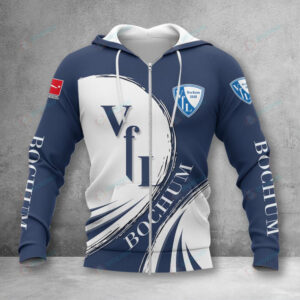 VfL Bochum Hoodie Zip Herren | VfL Kapuzenjacke mit Reißverschluss VITA425