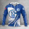 Schalke 04 Hoodie Zip Herren | S04 Kapuzenjacke mit Reißverschluss VITA417