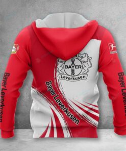 Alternative view of Bayer 04 Leverkusen Hoodie Zip Herren | B04 Kapuzenjacke mit Reißverschluss VITA411