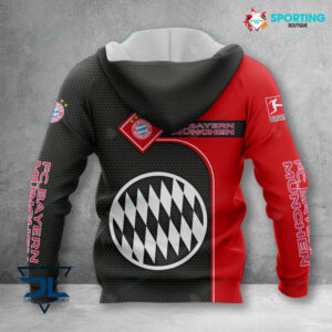 Alternative view of Bayern München Hoodie Zip Herren | FCB Kapuzenjacke mit Reißverschluss VITC3107
