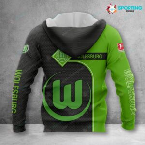 Alternative view of VfL Wolfsburg Hoodie Zip Herren | WOB Kapuzenjacke mit Reißverschluss VITC3117