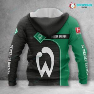 Alternative view of Werder Bremen Hoodie Zip Herren | SVW Kapuzenjacke mit Reißverschluss VITC3112