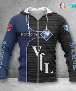VfL Bochum Hoodie Zip Herren | VfL Kapuzenjacke mit Reißverschluss VITC3116