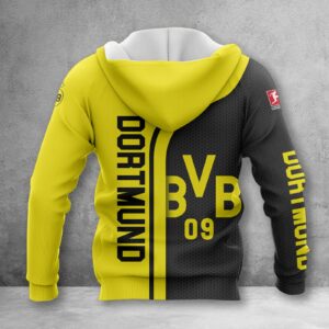 Alternative view of Borussia Dortmund Hoodie Zip Herren | BVB Kapuzenjacke mit Reißverschluss WINA2503