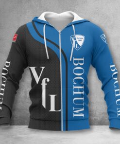 VfL Bochum Hoodie Zip Herren | VfL Kapuzenjacke mit Reißverschluss WINA2515