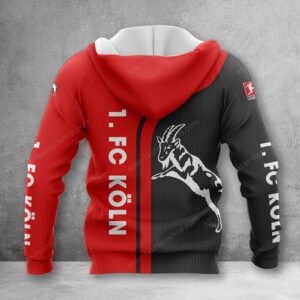 Alternative view of 1. FC Köln Hoodie Zip Herren | Effzeh Kapuzenjacke mit Reißverschluss WINA2500