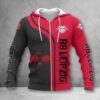 RB Leipzig Hoodie Zip Herren | RBL Kapuzenjacke mit Reißverschluss WINA2509