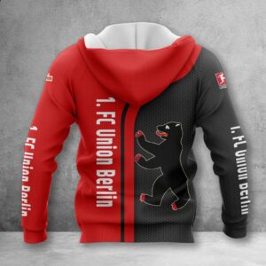 Alternative view of Union Berlin Hoodie Zip Herren | FCU Kapuzenjacke mit Reißverschluss WINA2513