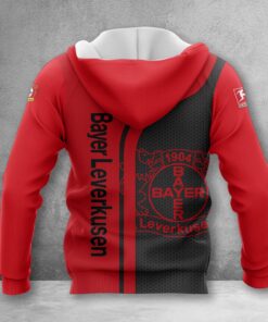 Alternative view of Bayer 04 Leverkusen Hoodie Zip Herren | B04 Kapuzenjacke mit Reißverschluss WINA2502