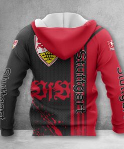 Alternative view of VfB Stuttgart Hoodie Zip Herren | VfB Kapuzenjacke mit Reißverschluss WINA2755