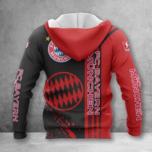 Alternative view of Bayern München Hoodie Zip Herren | FCB Kapuzenjacke mit Reißverschluss WINA2748