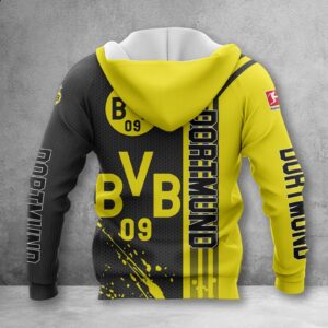 Alternative view of Borussia Dortmund Hoodie Zip Herren | BVB Kapuzenjacke mit Reißverschluss WINA2744
