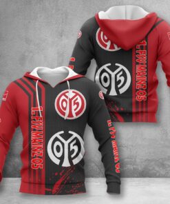 1. FSV Mainz 05 Hoodie Herren | Mainz 05 Kapuzenpullover WINA2742