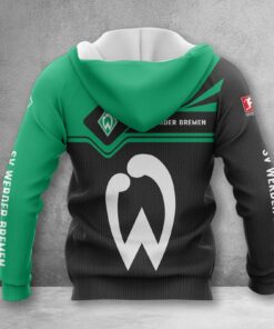 Alternative view of Werder Bremen Hoodie Herren | SVW Kapuzenpullover WINA3171