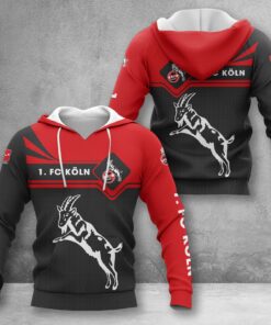 1. FC Köln Hoodie Herren | Effzeh Kapuzenpullover WINA3154