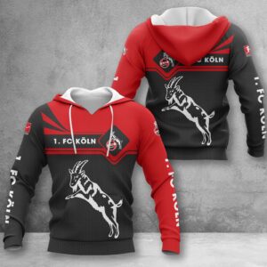 1. FC Köln Hoodie Herren | Effzeh Kapuzenpullover WINA3154