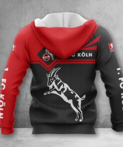 Alternative view of 1. FC Köln Hoodie Herren | Effzeh Kapuzenpullover WINA3154