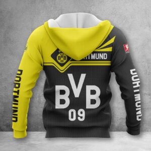 Alternative view of Borussia Dortmund Hoodie Zip Herren | BVB Kapuzenjacke mit Reißverschluss WINA3157
