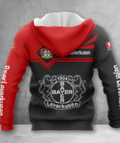 Alternative view of Bayer 04 Leverkusen Hoodie Herren | B04 Kapuzenpullover WINA3156
