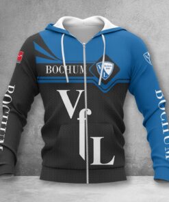 VfL Bochum Hoodie Zip Herren | VfL Kapuzenjacke mit Reißverschluss WINA3169
