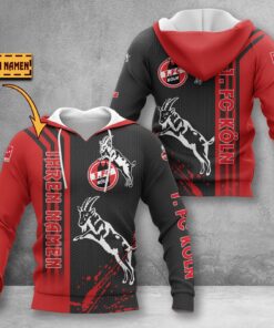 1. FC Köln Hoodie Herren | Effzeh Kapuzenpullover WINA3212