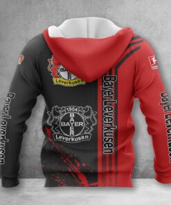 Alternative view of Bayer 04 Leverkusen Hoodie Zip Herren | B04 Kapuzenjacke mit Reißverschluss WINA3214