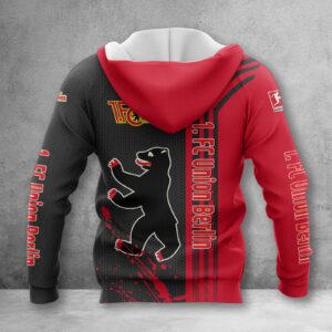 Alternative view of Union Berlin Hoodie Zip Herren | FCU Kapuzenjacke mit Reißverschluss WINA3225