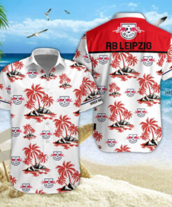 Hawaiihemd RB Leipzig – Herren Sommerhemd V2