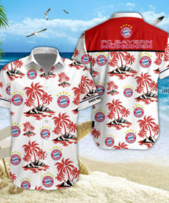 Hawaiihemd Bayern München – Herren Sommerhemd V2