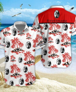 Hawaiihemd SC Freiburg – Herren Sommerhemd V2