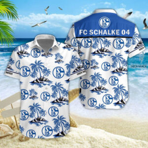 Hawaiihemd Schalke 04 – Herren Sommerhemd V2