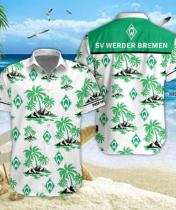 Hawaiihemd Werder Bremen – Herren Sommerhemd V2
