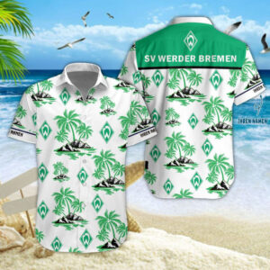 Hawaiihemd Werder Bremen – Herren Sommerhemd V2