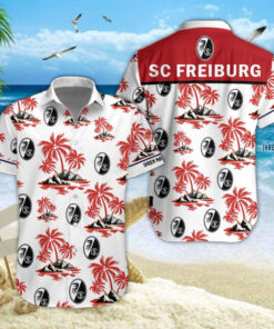 Hawaiihemd SC Freiburg II – Herren Sommerhemd V2