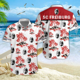 Hawaiihemd SC Freiburg II – Herren Sommerhemd V2