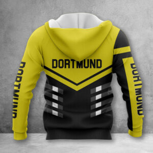 Alternative view of Borussia Dortmund Hoodie Zip Herren | BVB Kapuzenjacke mit Reißverschluss WINA3526