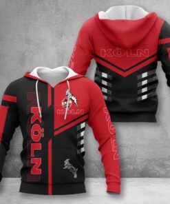 1. FC Köln Hoodie Herren | Effzeh Kapuzenpullover WINA3467