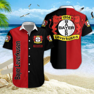 Hawaiihemd Bayer 04 Leverkusen – Herren Sommerhemd V3