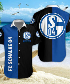 Hawaiihemd Schalke 04 – Herren Sommerhemd V3