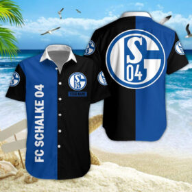 Hawaiihemd Schalke 04 – Herren Sommerhemd V3
