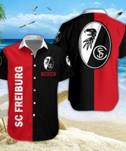 Hawaiihemd SC Freiburg II – Herren Sommerhemd V3